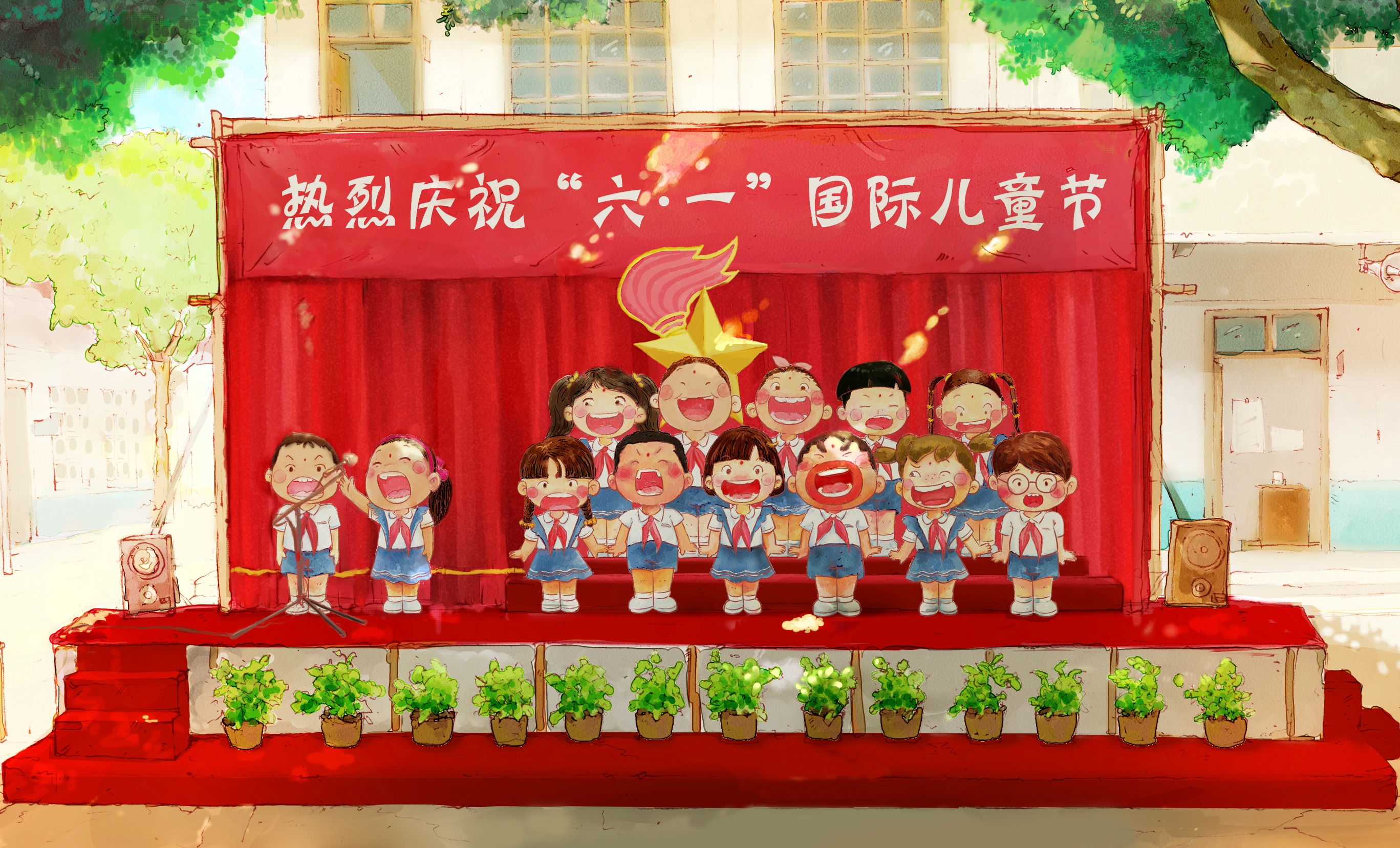阿槑在南京新百陪你过六一儿童节